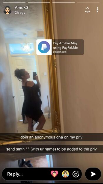 Ameliesmay leaked private photo uncensored HD quality