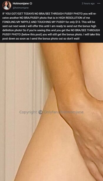 Hotmomjane leaked private photo uncensored HD quality